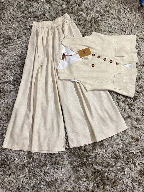 Women Casual Linen Co-Ord Sets